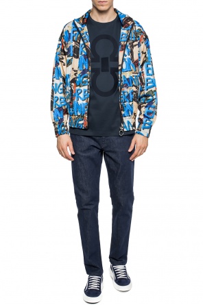 Jeansy z naszywką z logo, zdjęcie 2 Jeansy z naszywką z logo od Salvatore Ferragamo